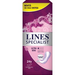 Lines Specialist Assorbenti - 24 Pezzi - Ultra Mini - Distesi