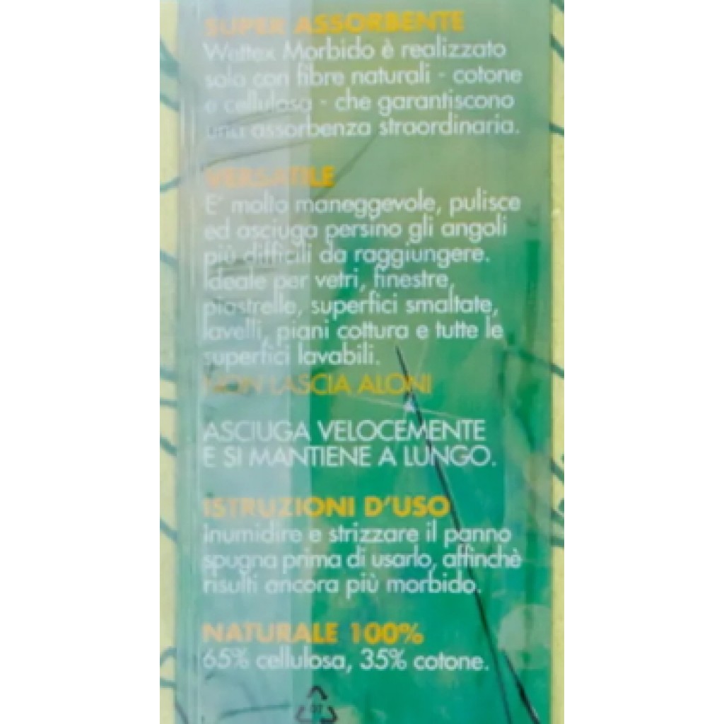 Wettex Pannospugna Morbido - Confezione Da 3 Panni, 100% Naturale, Assorbente E Profumato - Foto 7