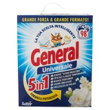 General Detersivo Lavatrice In Polvere 90 Misurini 54kg - 5in1 Universale