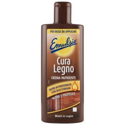 Emulsio Cura Legno Crema Nutriente 250ml - Con Olio D'argan - Nutre Protegge