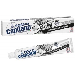 Pasta Del Capitano Dentifricio 100ml - Carbone - Sbiancante Naturale