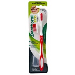Denthoral Eco Friendly - Spazzolino Con Testina Di Ricambio E Capsula Setole