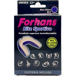 Forhans Bite Sportivo - Paradenti Superiore Termoformante - Custodia Inclusa
