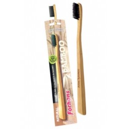 Forhans Spazzolino Bamboo Con Setole Al Carbone - Colore Naturale