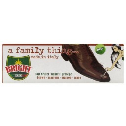 Bright Lucido Per Scarpe In Crema - Tubo Da 50ml - Marrone