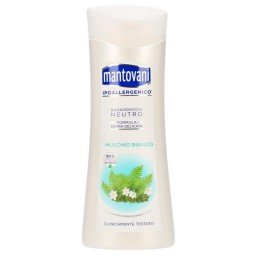 Mantovani Bagnodoccia 400ml - Neutro Extra Delicato - Muschio Bianco