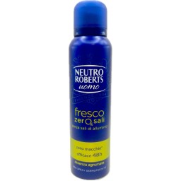 Neutro Roberts Deodorante Spray 150ml - Men - Fresco - Essenza Agrumata