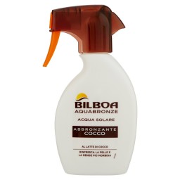 Bilboa Aquabronze Acqua Solare Abbronzante - Spray 250ml - Al Latte Di Cocco