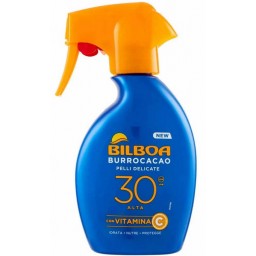 Bilboa Burrocacao Spray - 250ml - Protezione Solare Alta Spf30 - Vitamina C