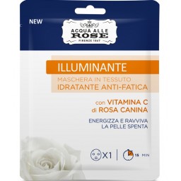 Acqua Alle Rose Maschera In Tessuto Idratante Anti-fatica - Vitamina C