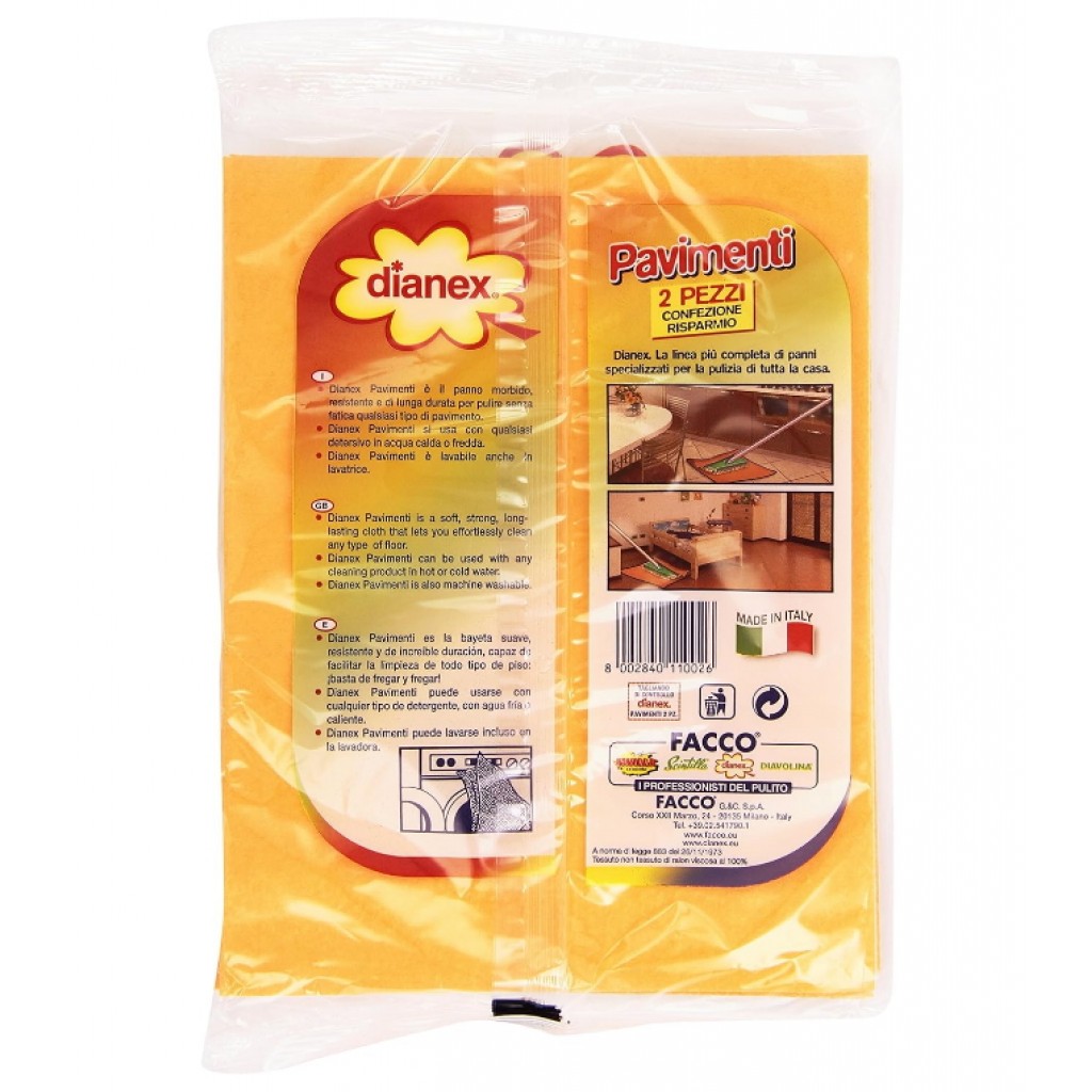 Panni In Tessuto Non Tessuto Dac - 80 Gr/m², 22,5x15,5 Cm, Confezione Da 3 Da 50 Pezzi