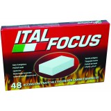 Italfocus 48 Tavolette Accendifuoco - Per Camini E Barbecue - Bbq