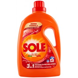 Sole Detersivo Lavatrice Liquido - 41 Lavaggi 1845ml - Proteggi Colore