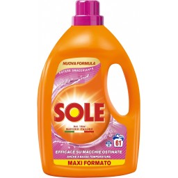 Sole Deterivo Lavatrice Liquido 61 Lavaggi - 2745ml - Potere Smacchiante