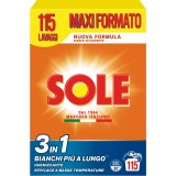 Sole Detersivo Lavatrice In Polvere - Fusto Da 115 Misurini - 5750g