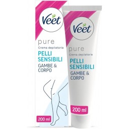Veet Crema Depilatoria - 200ml - Per Pelli Sensibili