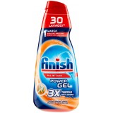 Finish Power Gel Detersivo Lavastoviglie - 600ml 30 Lavaggi - Anti-odore