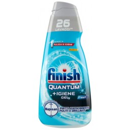 Finish Quantum +igiene Gel Detersivo Lavastoviglie 560ml 26 Lavaggi - Fresh