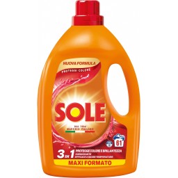 Sole Deterivo Lavatrice Liquido 61 Lavaggi - 2745ml - Protezione Colore