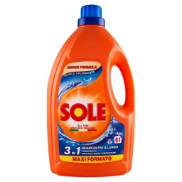 Sole Deterivo Lavatrice Liquido 61 Lavaggi - 2745ml - Bianco Splendente