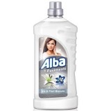 Alba Pavimenti Detergente Liquido - 1 Litro - Iris E Fiori Bianchi