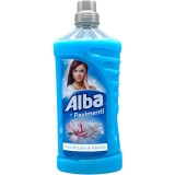 Alba Pavimenti Detergente Liquido - 1 Litro - Fior Di Loto & Peonia