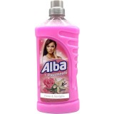 Alba Pavimenti Detergente Liquido - 1 Litro - Rosa E Vaniglia