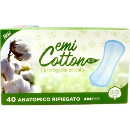Emi Cotton 40 Proteggislip In Cotone - Formato Salva Slip - Ripiegati