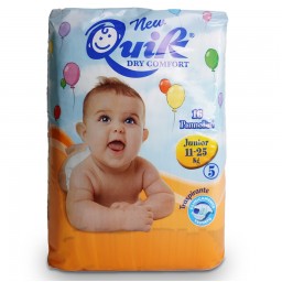 Quik Dry Comfort Pannolini Per Bambini - Taglia 5 Junior 12-22kg - 16 Pezzi