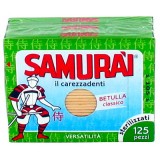 Samurai Stuzzicadenti Sterilizzati 375pz - 3 Scatole Da 125 Pezzi
