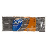 Logex Lana Di Acciaio In Tamponi 24 Pezzi - Fibra Abrasiva