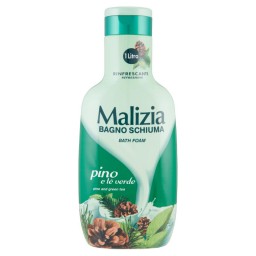 Malizia Bagnoschiuma 1000ml - Pino E Te' Verde