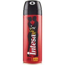 Intesa Sex Unisex Deodorante Spray 125ml Ambra Profumo Sensuale Che Attrae