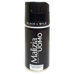 Malizia Uomo Deodorante Spray - 150ml - Black & Wild
