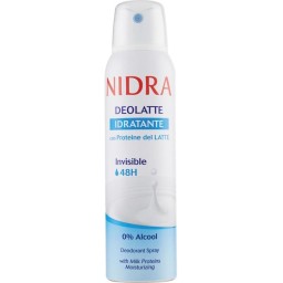 Nidra Deodorante Spray - 150ml - Idratante Con Proteine Del Latte - 48h
