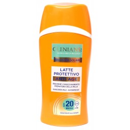 Clinians Anti Age Latte Protettivo Solare - 200ml - Spf 20 Protezione Media