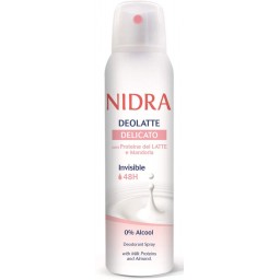Nidra Deodorante Spray - 150ml - Delicato - Proteine Del Latte E Mandorla