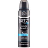 Breeze Deodorante Spray - 150ml - Men Invisible Protection - Anti Macchie