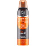Breeze Deodorante Spray - 150ml - Men Power Protection - 48h - Anti-macchie
