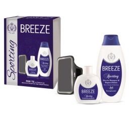 Breeze Sporting: Deodorante 100ml + Docciashampoo 400ml + Fascia Sport