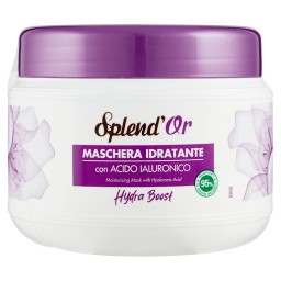 Splend'or Maschera Per Capelli 500ml Idratante Acido Ialuronico Hydra Boost