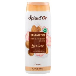 Splend'or Shampoo 300ml - Cremoso Latte Di Madorla E Karite - Capelli Ricci