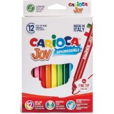 Carioca Joy - 12 Pennarelli Colorati Super Lavabili - Punta Fine 2.6mm