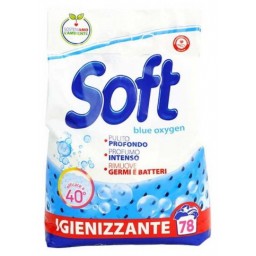 Soft Detersivo Lavatrice In Polvere Busta 78 Misurini 3.9kg - Classico
