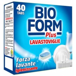 Bioform Detersivo Per Lavastoviglie - 40 Tabs - 720g