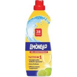 Limonello Gel Lavastoviglie - 38 Lavaggi - 684ml - Al Limone