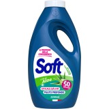 Soft Detersivo Lavatrice Liquido 50 Lavaggi - 2250ml - Aloe Vera