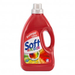 Soft Detersivo Liquido Per Capi Delicati 1 Litro - 16 Lavaggi - Mix Color