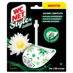 Wc Net Tavoletta Deodorante Per Wc - Style Active - Green Esotic