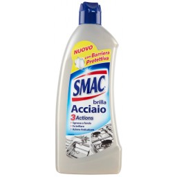 Smac Brillacciaio 520ml Crema - Detergente Per Superfici In Acciaio
